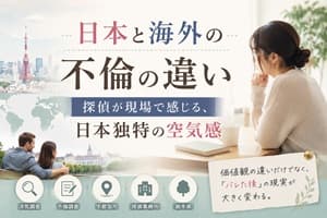 日本と海外の不倫の違いや、不倫発覚後の空気感について宇都宮市の探偵が解説するコラム